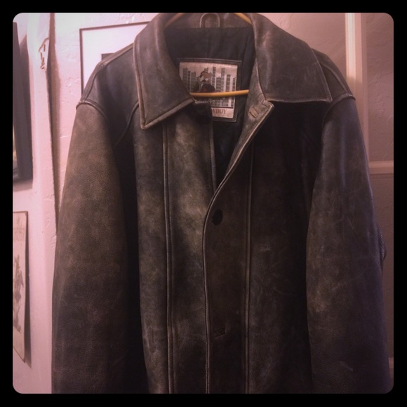 Urban Cowboy Distressed Leather Jacket 